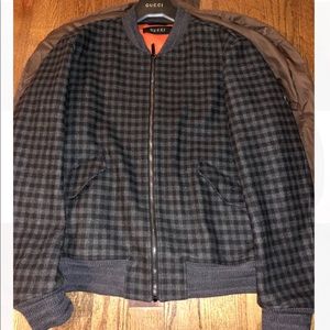 Authentic Gucci Wool Bomber Jacket